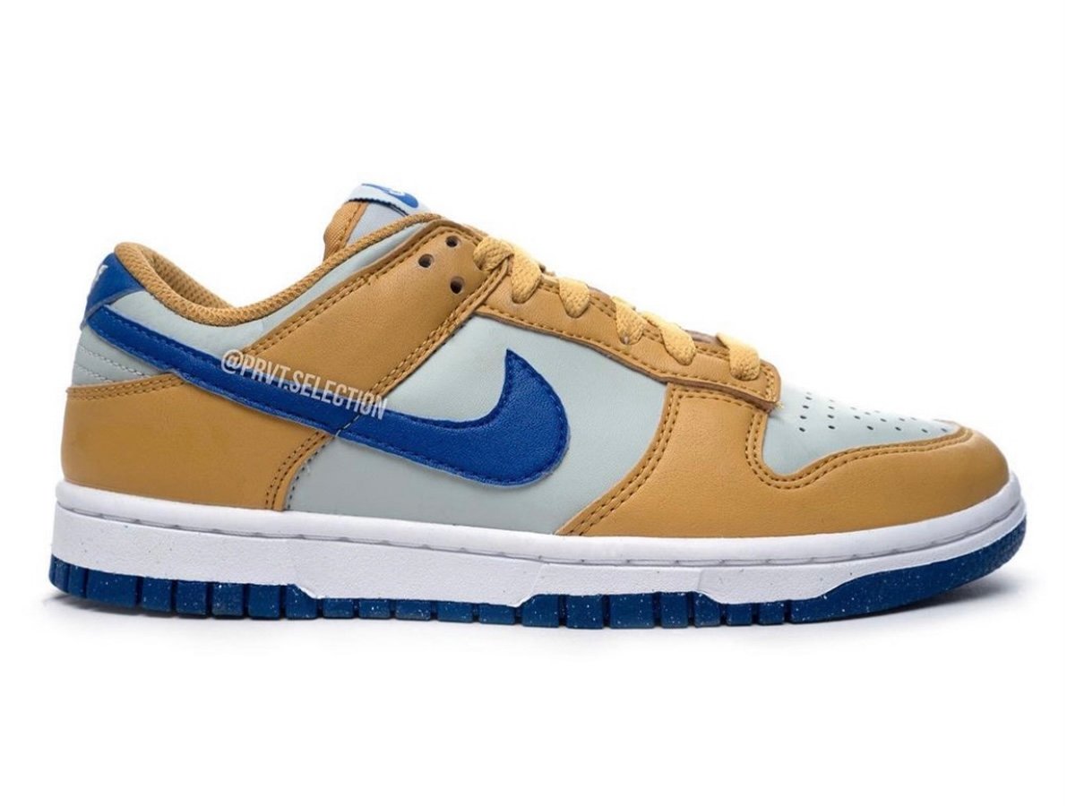 Nike Dunk Low Next Nature Wheat Gold Hyper Royal DN1431-700