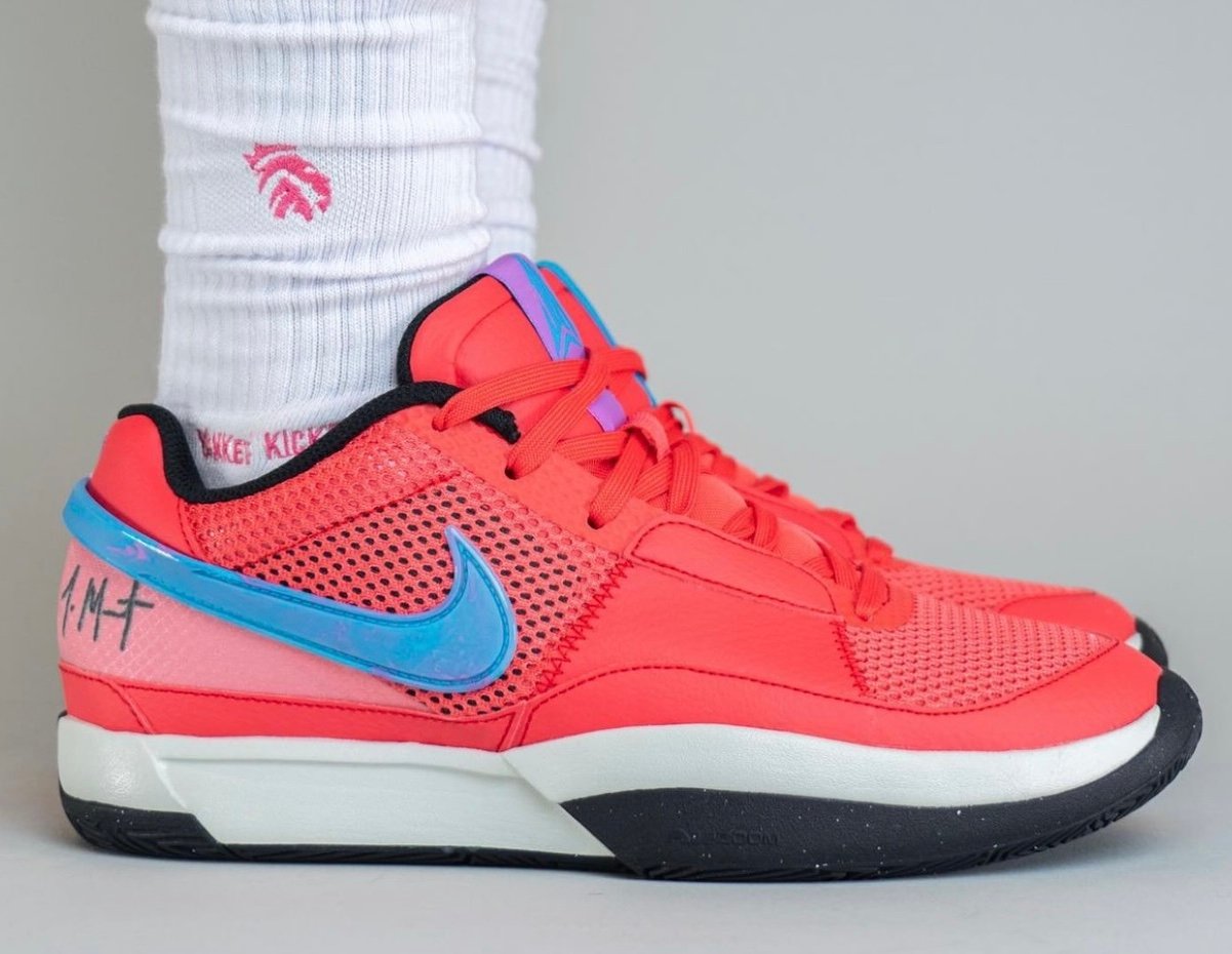 Nike Ja 1 Ember Glow On-Feet