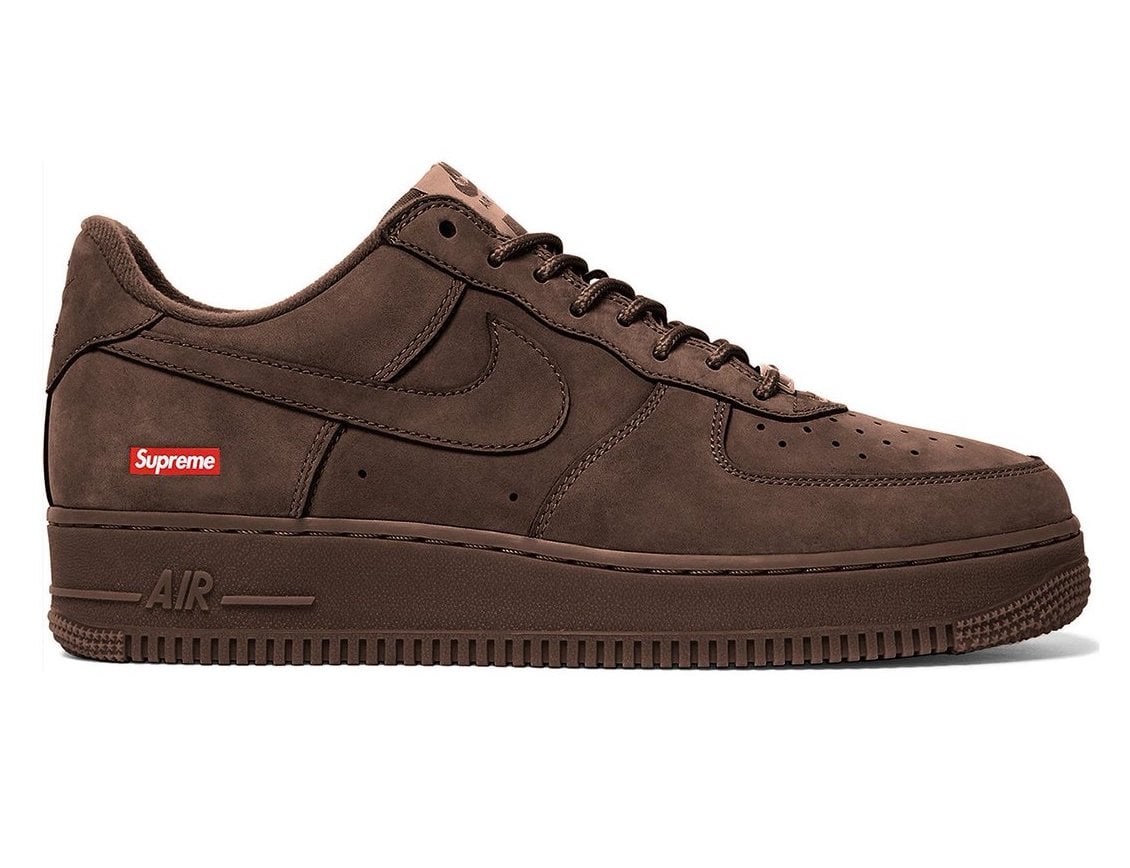 Supreme Nike Air Force 1 Low Baroque Brown CU9225-200 Release Date Info